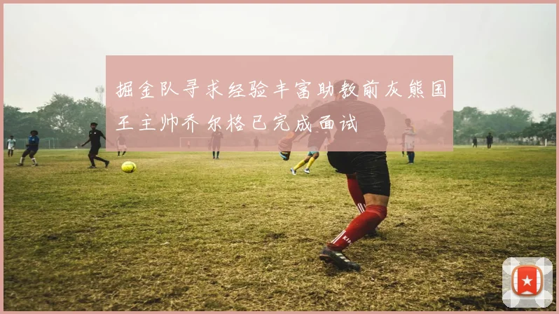 掘金队寻求经验丰富助教前灰熊国王主帅乔尔格已完成面试